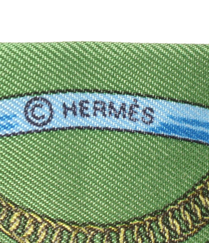 エルメス スカーフ シルク100% 黄金の拍車 ツイリー レディース HERMES