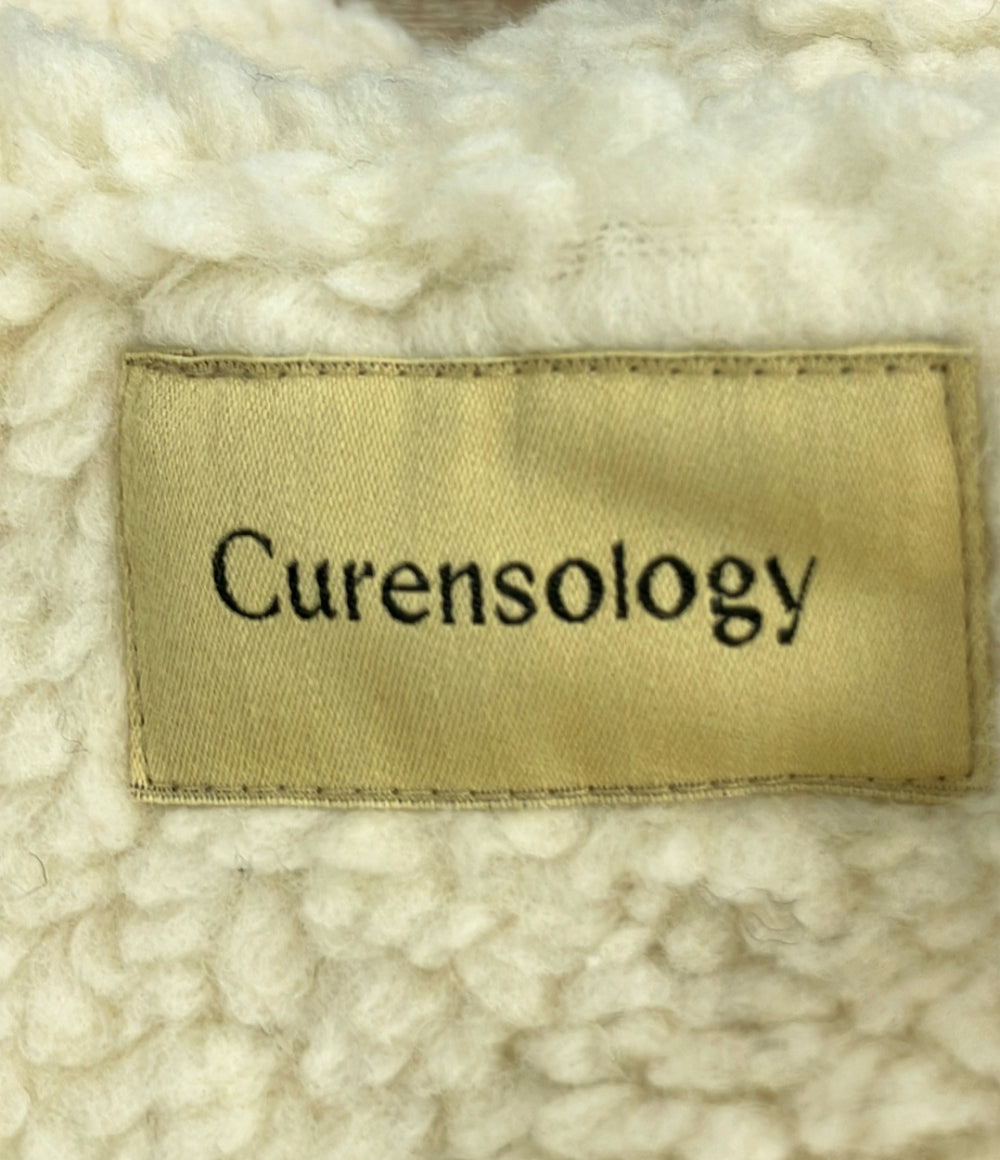 Curensology ボアフーディーベスト フロントジップ タグ付き 23AW