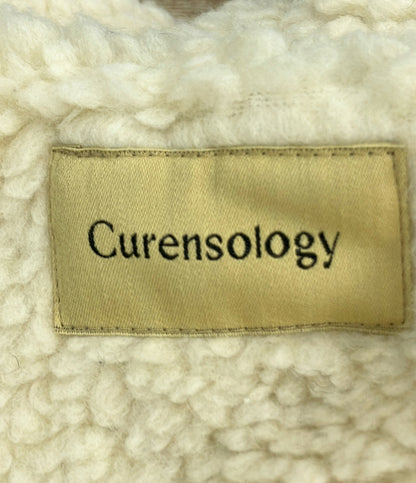 Curensology ボアフーディーベスト フロントジップ タグ付き 23AW 970365000599 レディース SIZE F (M) カレンソロジー