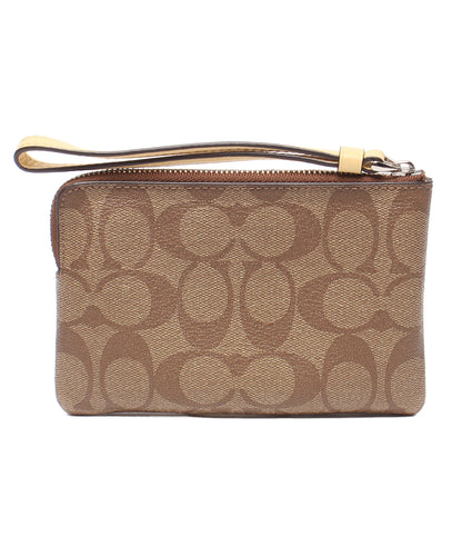 美品 COACH ポーチ シグネチャー F58035 レディース コーチ