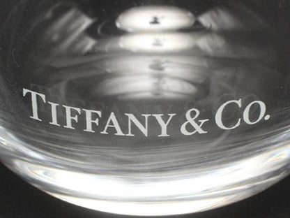 美品 TIFFANY&Co. グラス タンブラー 2点セット ペア TCO ティファニー