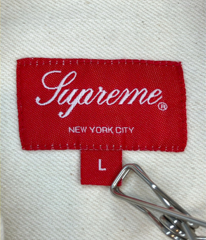 Supreme 長袖シャツ デニム ペインター アイボリー メンズ SIZE L シュプリーム