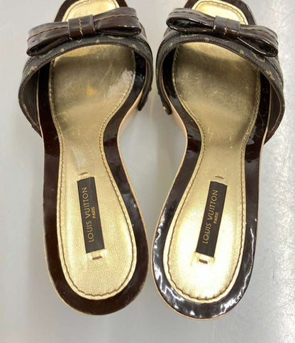 LOUIS VUITTON ミュールサンダル レディース SIZE 37 (24.5cm) ルイ・ヴィトン