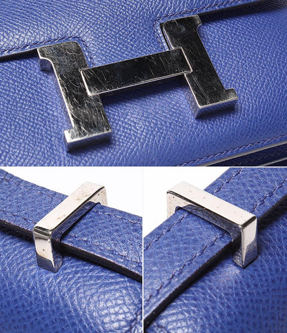 HERMES ショルダーバッグ 肩掛け 斜め掛け □O刻印 シルバー金具 コンスタンス3 レディース エルメス
