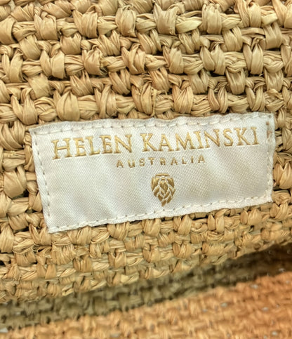 美品 ヘレンカミンスキー ストローワンショルダーバッグ 肩掛け レディース HELEN KAMINSKI