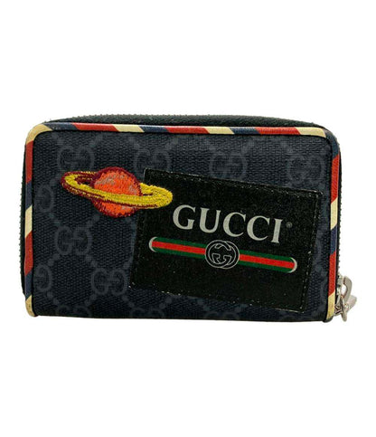 グッチ ラウンドファスナー コインケース ナイトクーリエ レザー GGスプリーム 496343 2149 メンズ GUCCI
