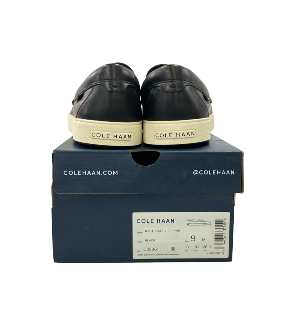 美品 COLE HAAN ローファー ナンタケット 2.0 ペニー メンズ SIZE 9 M コールハーン