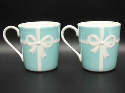 美品 TIFFANY&Co. マグカップ 2点セット ペア ブルーボックス ティファニー