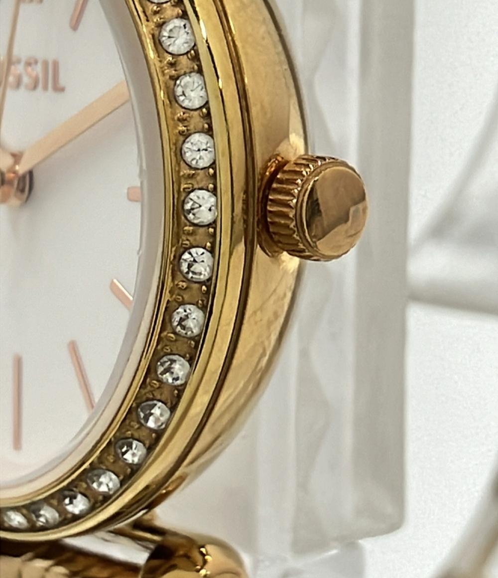 フォッシル 腕時計 クオーツ ホワイト BQ3592 レディース FOSSIL