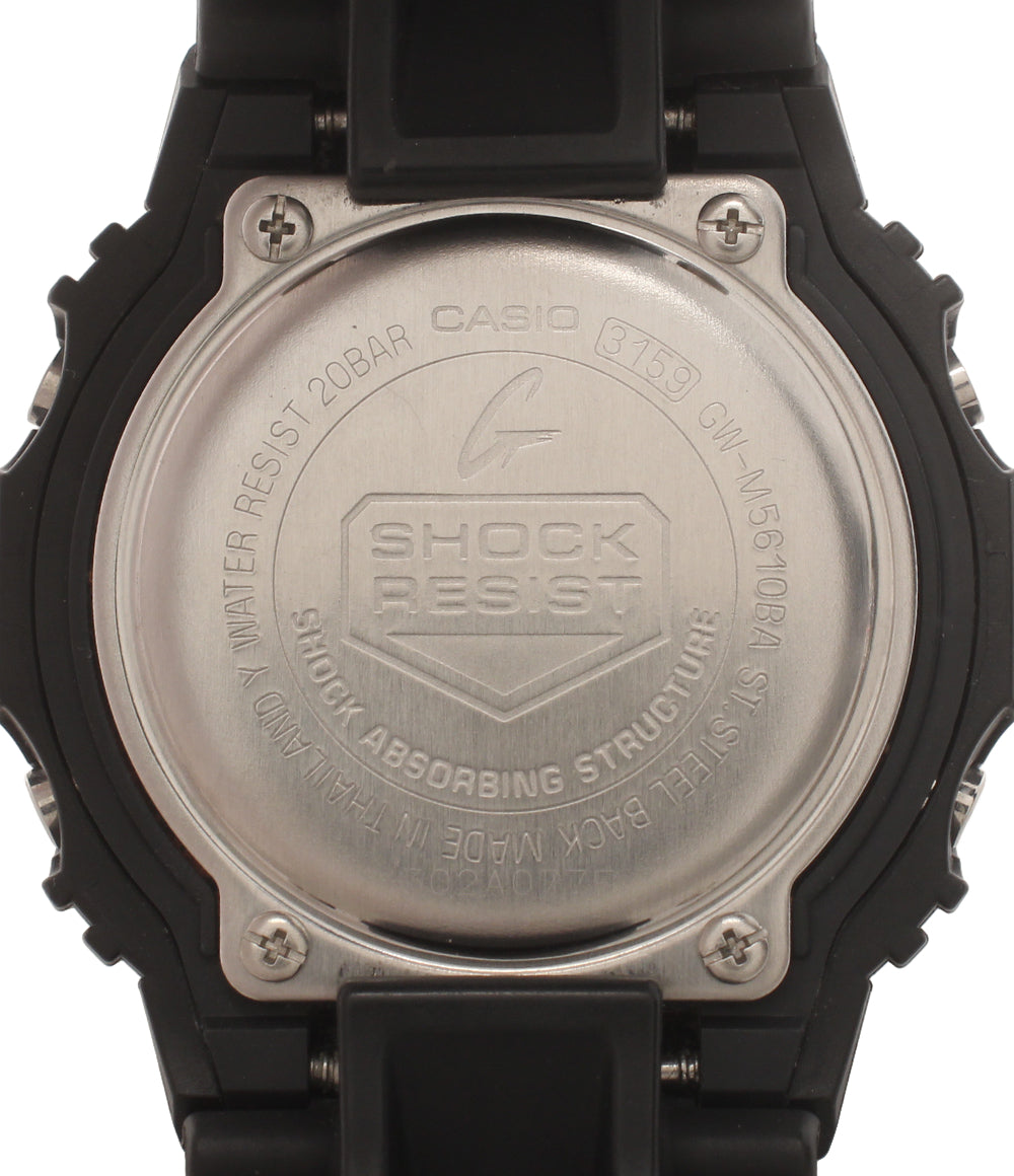 美品 CASIO 腕時計 ブラック×ブルー G-SHOCK ソーラー M5610BA レディース メンズ カシオ