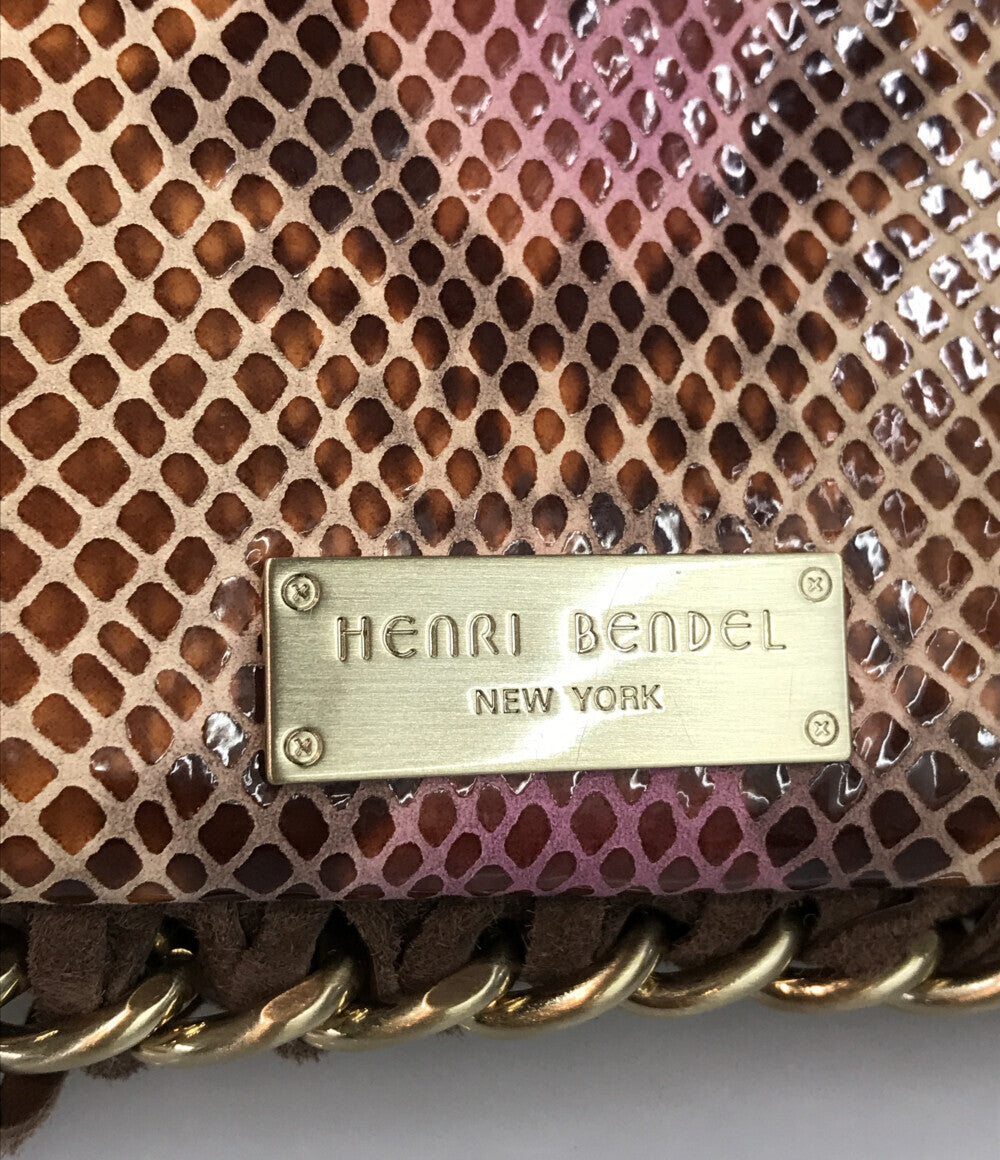 ヘンリベンデル  3way クラッチバッグ ハンドバッグ ミニショルダーバッグ 斜め掛け      レディース   Henri Bendel