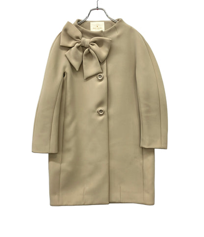 Kate Spade ノーカラーリボンコート NJMU2253 レディース SIZE 2 (M) ケイトスペード