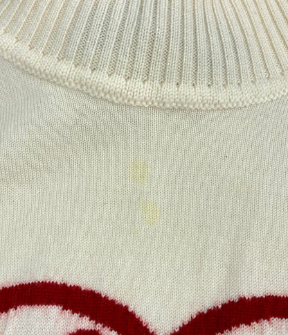 ルイ・ヴィトン インタルシアーハートタートルネックニット RM221MZLL HMN05W レディース SIZE S (S) LOUIS VUITTON