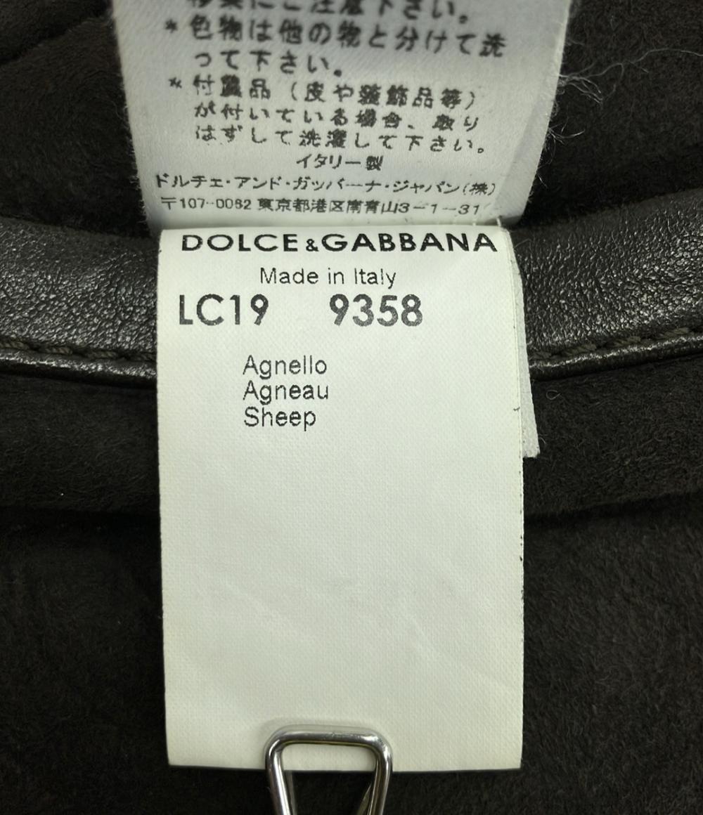 ドルチェアンドガッバーナ 裏起毛レザーコート メンズ SIZE M (M) DOLCE&GABBANA