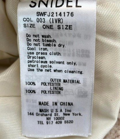 スナイデル ショートボアコート レディース SIZE ONE SIZE (M) snidel