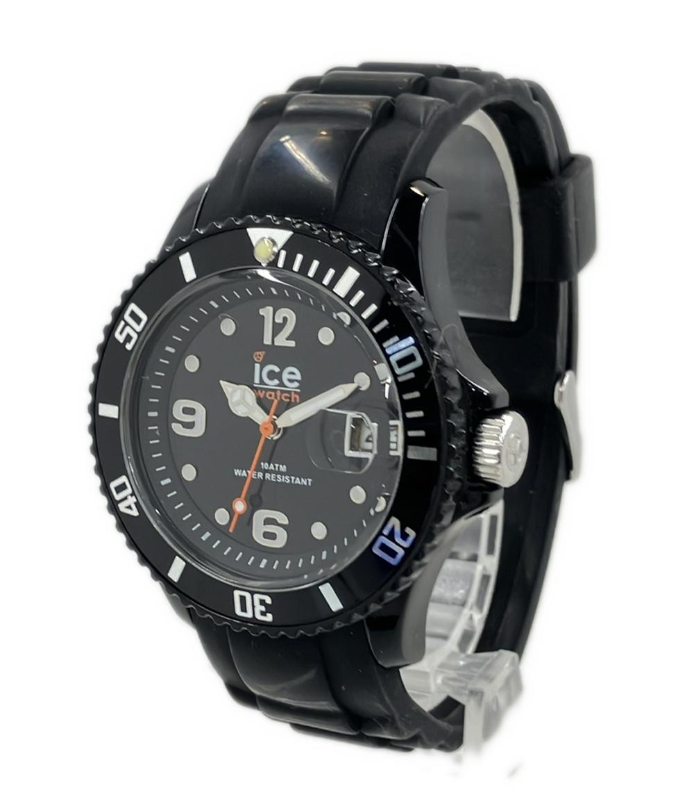 ice watch 腕時計 クオーツ ブラック レディース メンズ アイスウォッチ