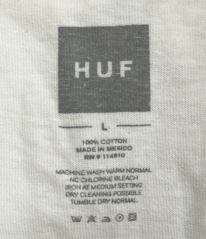 訳あり ハフ フロントロゴ長袖Tシャツ メンズ SIZE L (L) HUF