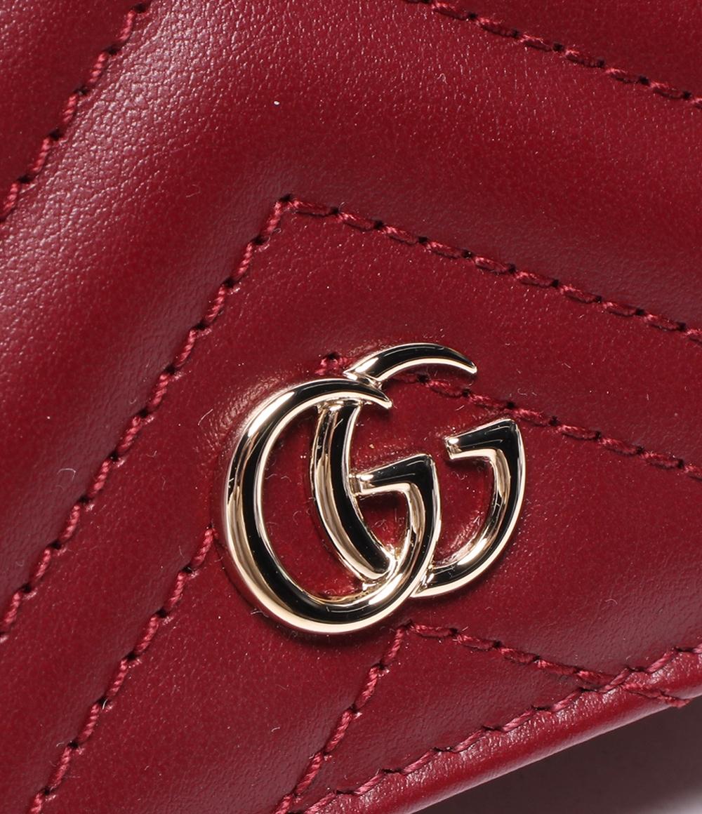 美品 グッチ 二つ折り財布 466492・525040 レディース GUCCI