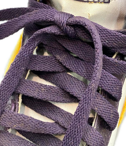 Air Jordan NIKE ハイカットスニーカー Grand Purple Varsity Maize エアジョーダン1 レトロ ハイ ストラップ 342132-571 メンズ SIZE 27.5 (L)