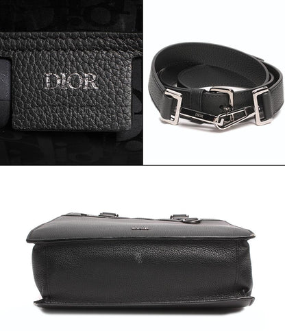 ディオール レザートートバッグ シルバー金具 サファリトート メンズ Dior