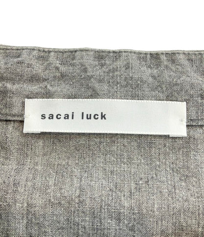 サカイラック 半袖ワンピース バックオープンデニム レディース SIZE 3 (L) sacai luck