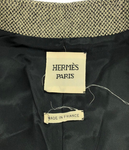 エルメス ツイードテーラードジャケット レディース SIZE 38 (M) HERMESふ