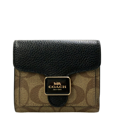 COACH 二つ折り財布 キャンバス シグネチャー C7805 レディース コーチ