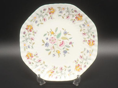 美品 ミントン オクタゴナルディッシュ プレート 皿 25cm ハドンホール Minton
