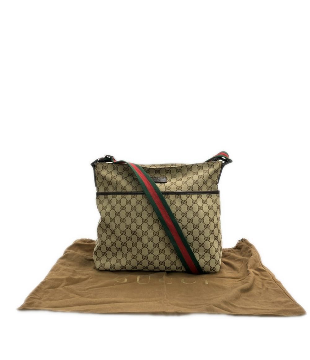 GUCCI ショルダーバッグ ワンショルダーバッグ 斜め掛け GGキャンバス 
