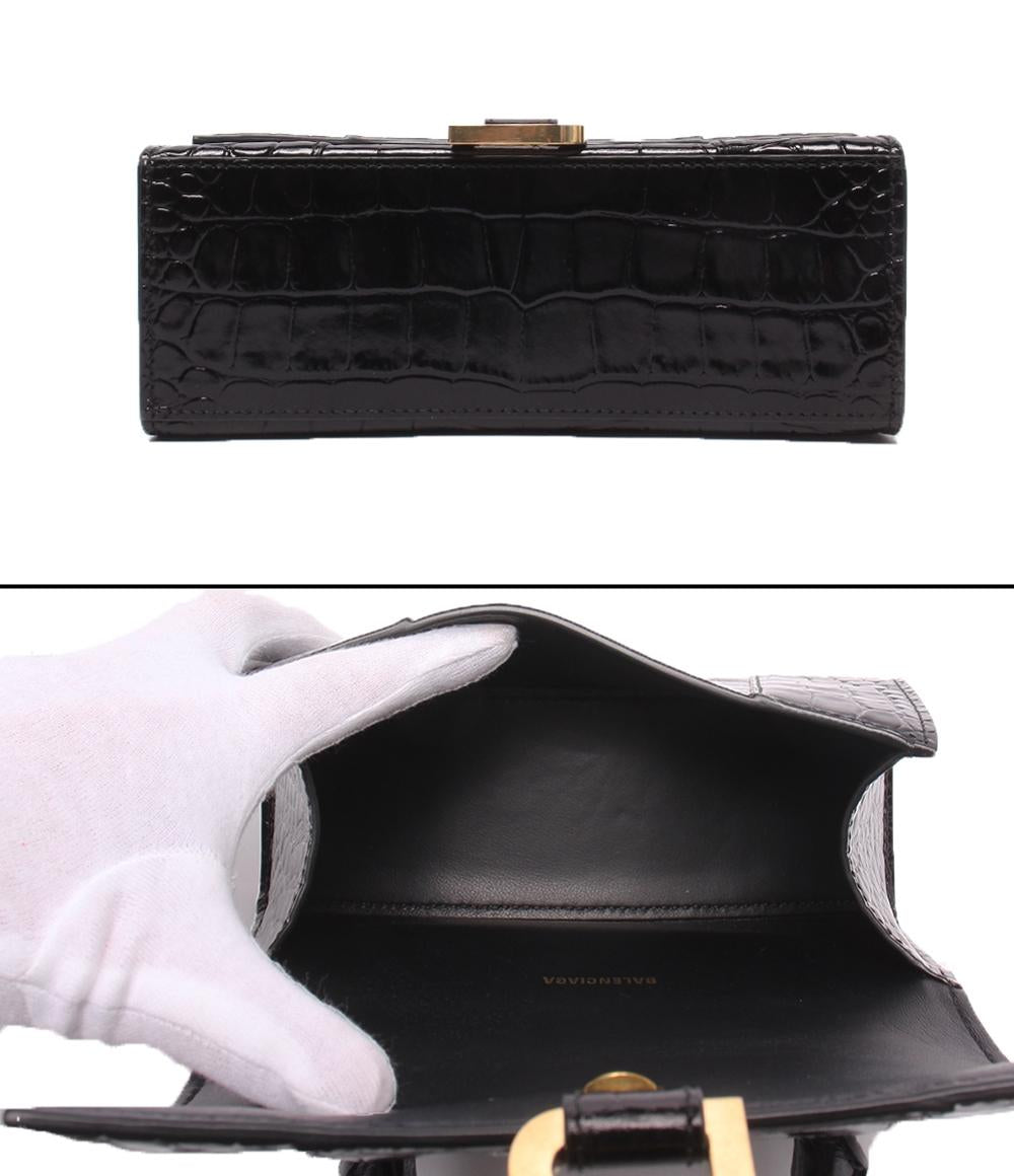 美品 BALENCIAGA 2wayショルダーバッグ ハンドバッグ 斜め掛け アワーグラス XS レディース バレンシアガ