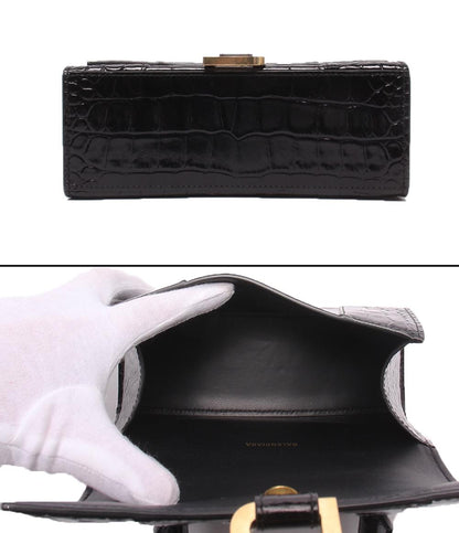 美品 BALENCIAGA 2wayショルダーバッグ ハンドバッグ 斜め掛け アワーグラス XS レディース バレンシアガ