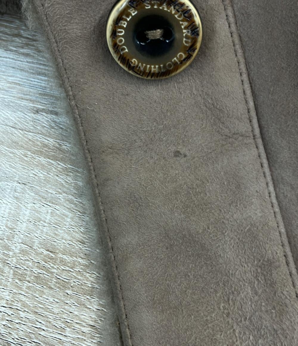 DOUBLE STANDARD CLOTHING ムートンコート ラムレザー フォックス レディース SIZE F (M) ダブルスタンダードクロージング