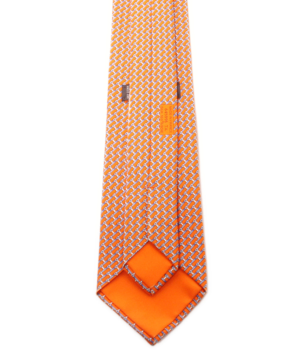 HERMES ネクタイ シルク100% メンズ エルメス