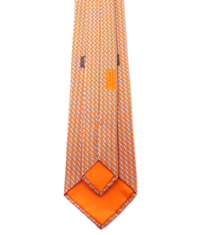 HERMES ネクタイ シルク100% メンズ エルメス
