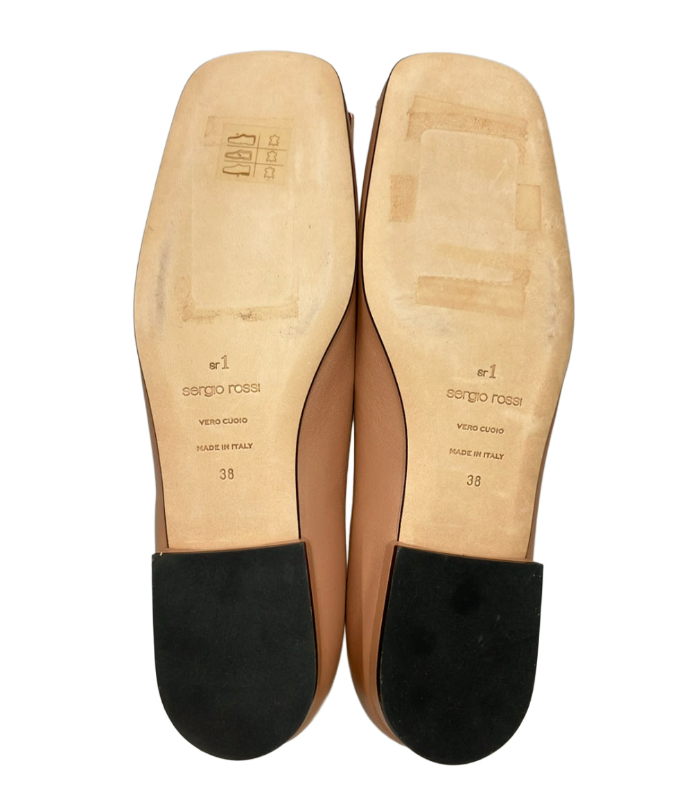 美品 Sergio Rossi フラットパンプス レディース SIZE 38 セルジオロッシ