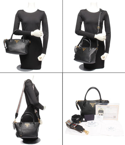 PRADA 2WAYハンドバッグ  ショルダーバッグ 斜め掛け 肩掛け 1BA111 レディース プラダ