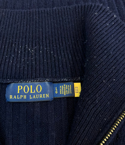 POLO RALPH LAUREN ハーフジップニット メンズ SIZE L ポロ・ラルフローレン