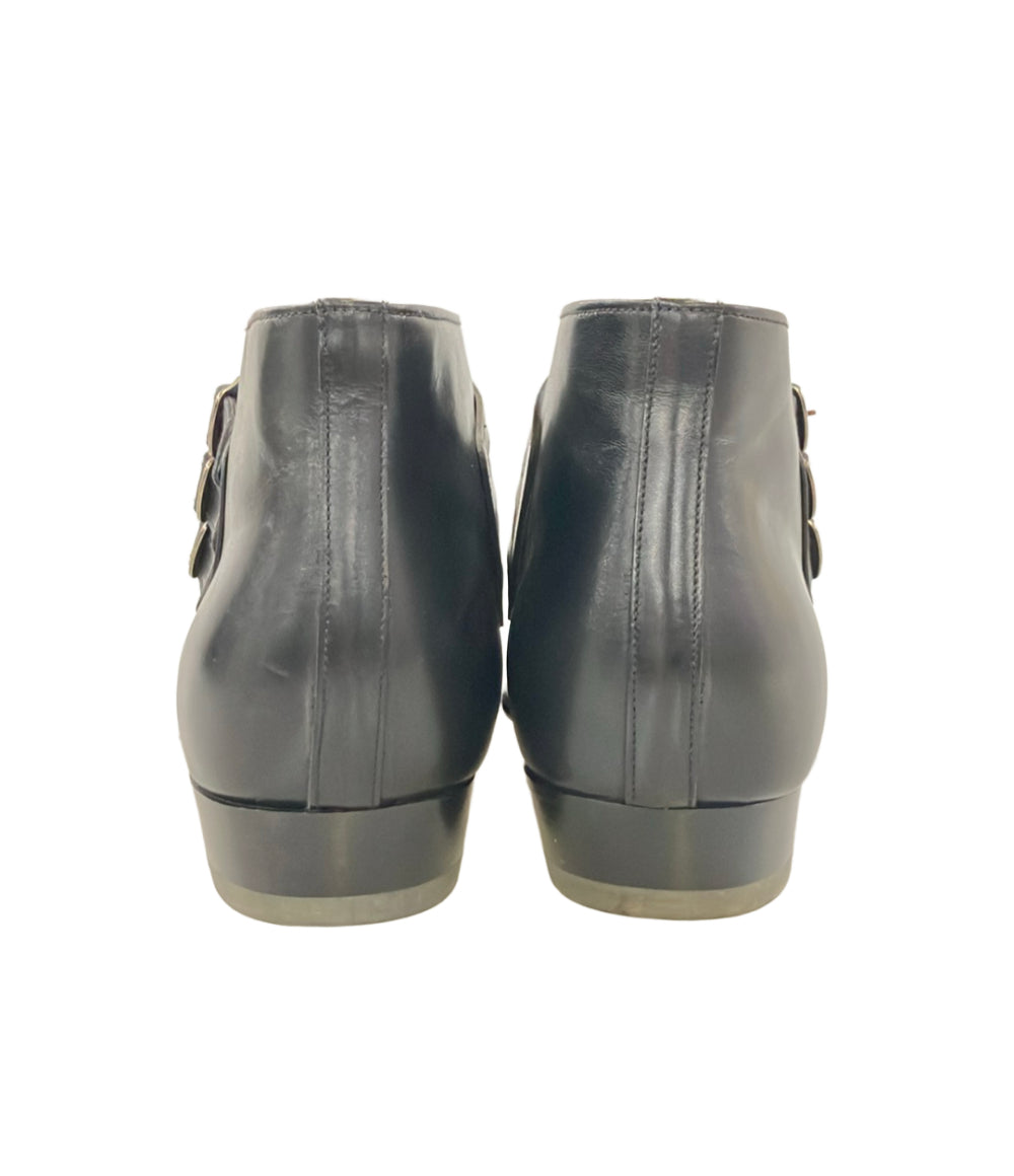 SAINT LAURENT PARIS ショートブーツ レオパード メンズ SIZE 42 (27cm) サンローランパリ