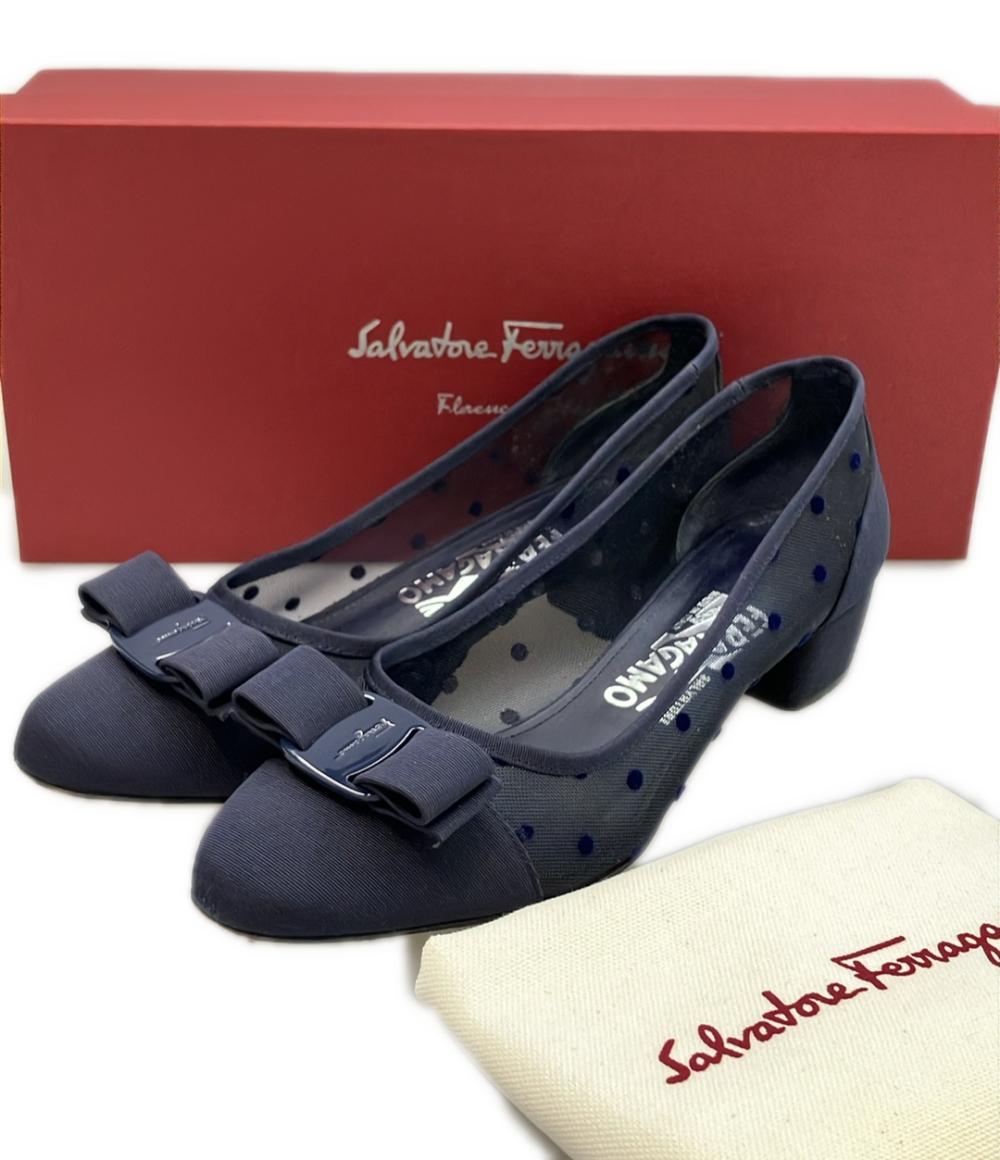 Salvatore Ferragamo パンプス メッシュ ヴァラ レディース SIZE 6.5 (M) サルヴァトーレフェラガモ