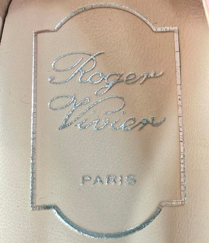 ロジェヴィヴィエ スクエアトゥパンプス チャンキーヒール レディース SIZE 35 (XS) Roger Vivier