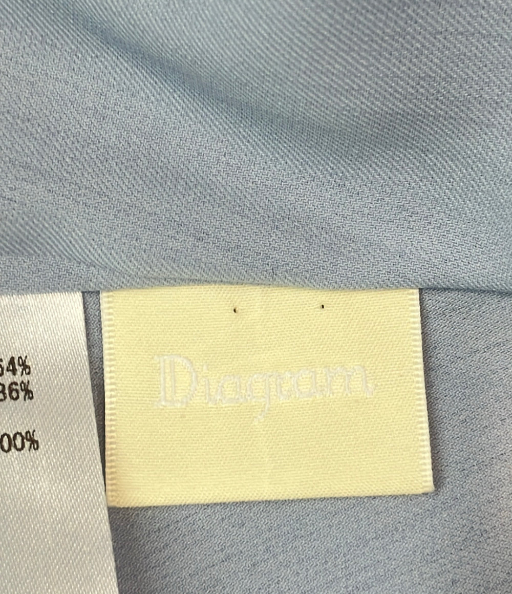 美品 GRACE CONTINENTAL フレアスカート ストライプ ギャザー25SS タグ付き 03251 21327-00 レディース SIZE 38 (M) グレースコンチネンタル