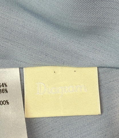 美品 GRACE CONTINENTAL フレアスカート ストライプ ギャザー25SS タグ付き 03251 21327-00 レディース SIZE 38 (M) グレースコンチネンタル