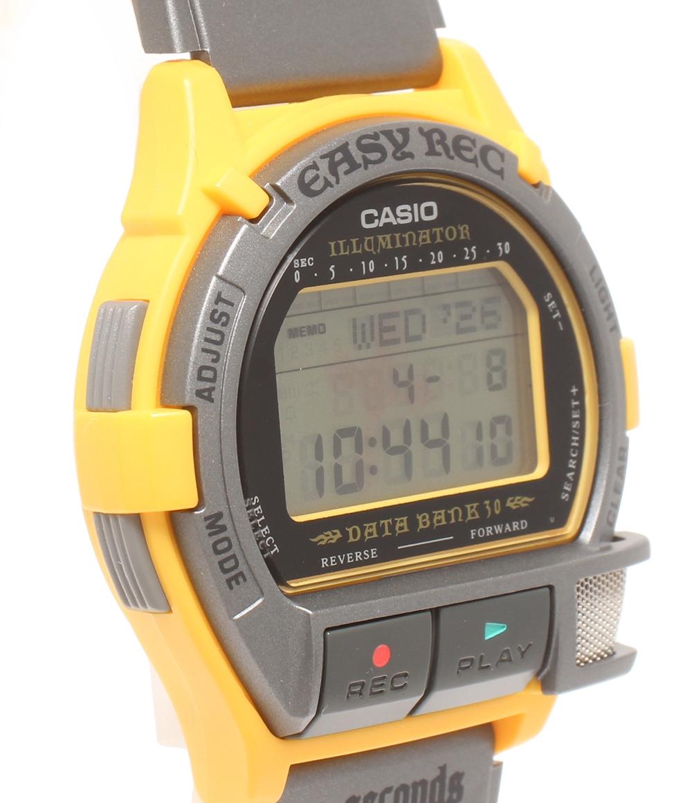 美品 CASIO 腕時計 ボイスレコーダー付 データバンク クオーツ DB-V30 レディース メンズ カシオ