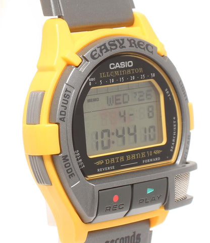 美品 CASIO 腕時計 ボイスレコーダー付 データバンク クオーツ DB-V30 レディース メンズ カシオ