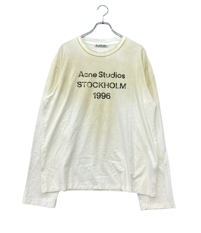 Acne Studios 長袖Tシャツ スプレーヴィンテージ 加工 ロゴ FN-UX-TSHI000016 メンズ SIZE M アクネ ストゥディオズ