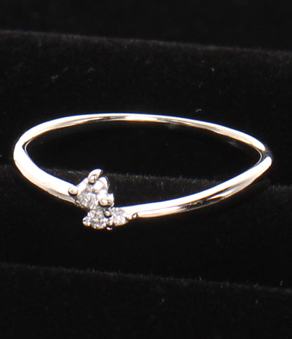 美品 MARGARET HOWELL idea リング 指輪 Pt900 ダイヤ 0.06ct レディース SIZE 11号 マーガレットハウエル アイデア