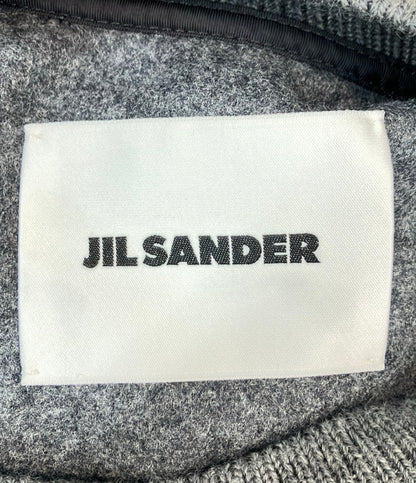 美品 JIL SANDER スウェットシャツ 長袖 クルーネック ウールメルトン 25AW J22GU0112 J40045 メンズ SIZE 52 (XL) ジルサンダー