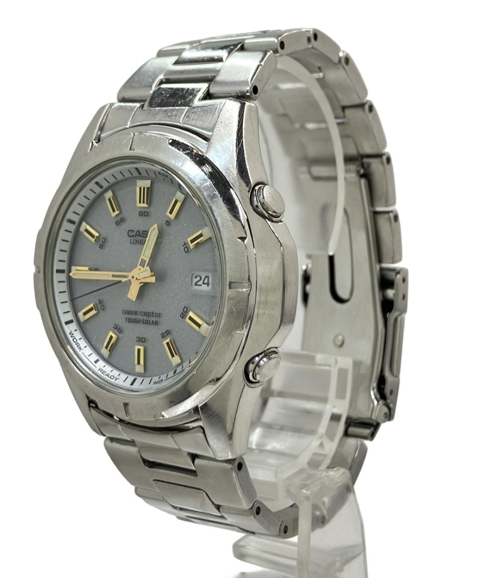CASIO 腕時計 LINEAGE リニエージ ソーラー シルバー LIW-101 メンズ カシオ