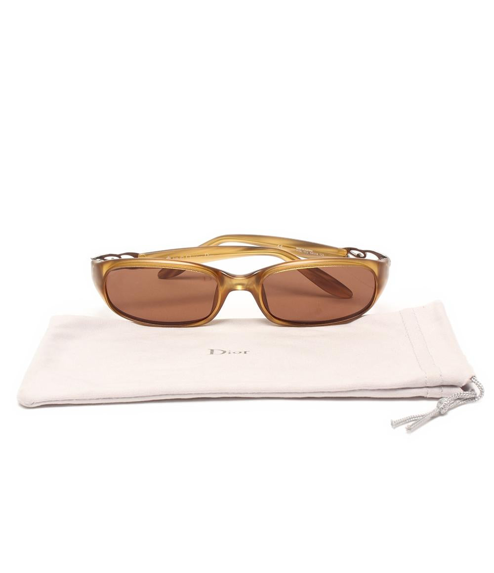 美品‼︎Christian Dior クリスチャンディオール　サングラス　ゴールド DIOR ディオール サングラス レディース バーガンディ ゴールド ミラー