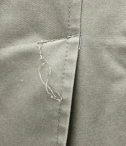 訳あり BURBERRY ステンカラーコート ベージュ インポート メンズ SIZE 40L (L) バーバリー